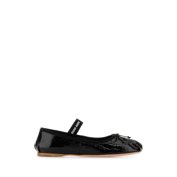 Miu Miu Women Black Naplak Ballerinas